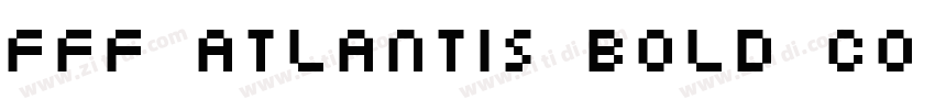 FFF Atlantis Bold Co字体转换